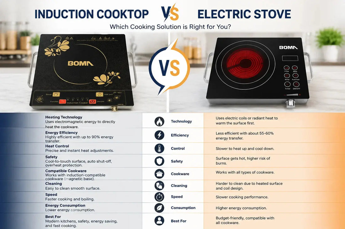 Induction Cooktop vs Electric Stove in Pakistan — Which One Should You Buy in 2026?