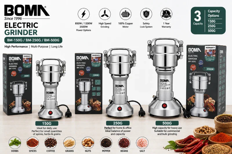 Electric Grinding Mill for Spices, Herbs, Coffee Beans