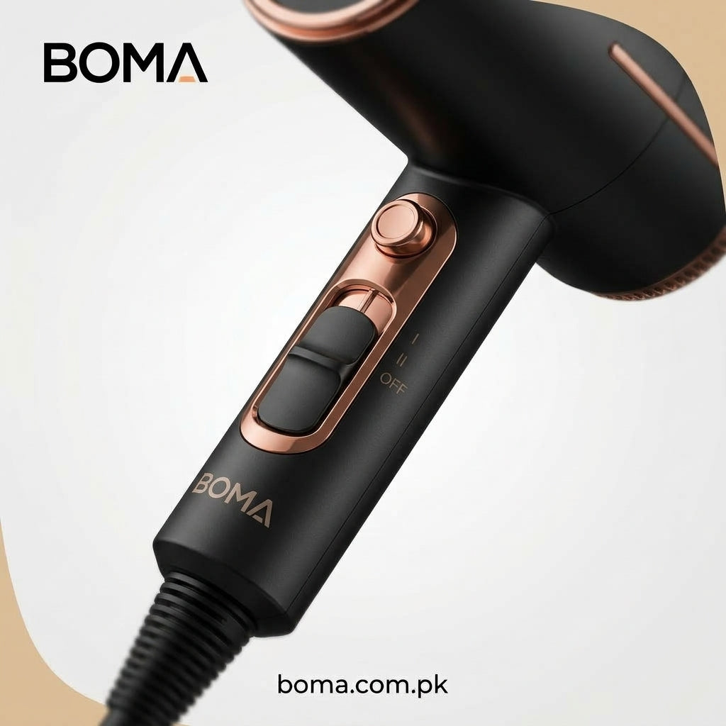 Hair Dryer for Frizzy Hair & Thick Hair BM-312 Boma Appliances