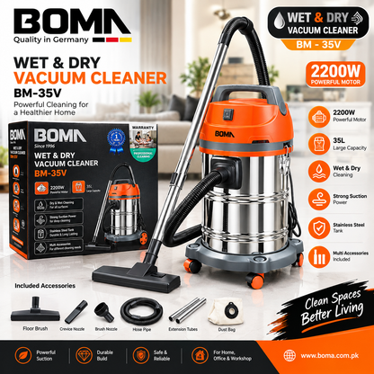BOMA 35L Powerful Vacuum Cleaner