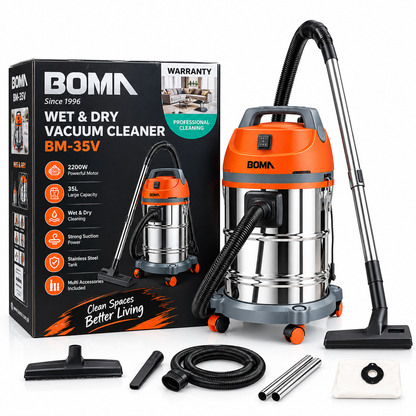 BOMA Wet &amp; Dry Vacuum Cleaner BM-35V