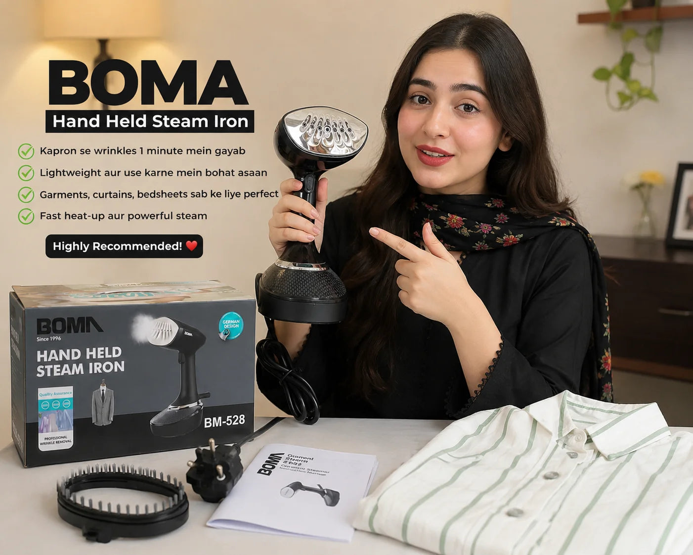 boma garment steamer bm 528