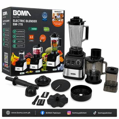 Boma juicer 6 in 1 BM-778 Boma Appliances